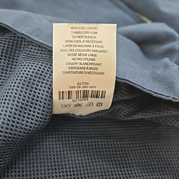 Five Four Barn Jacket Men's XL Navy Corduroy Collar Full Zip EUC Utility Chore - Picture 7 of 14